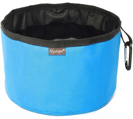 Reis Drink & Voer bakje - Turquoise Blauw