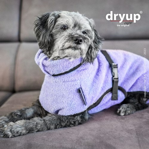 Dryup Cape Mini - LAVENDEL Ruglengte 30 CM