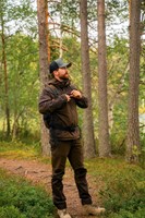 Pinewood® Finnveden Hybrid Trousers Dark Brown MEN-3
