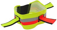 Signaalband Gummyflex met Fahnen - Halsomvang 32 CM