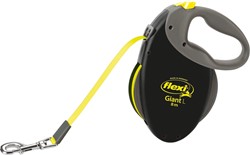 Flexi® Giant Black & Yellow 8M Met tape 8 meter (tot 50 KG)