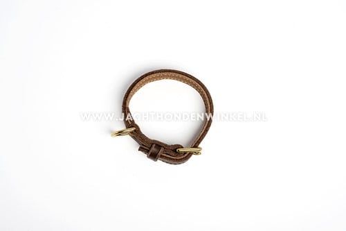 SALE: Handgemaakte leren halsband mini-3