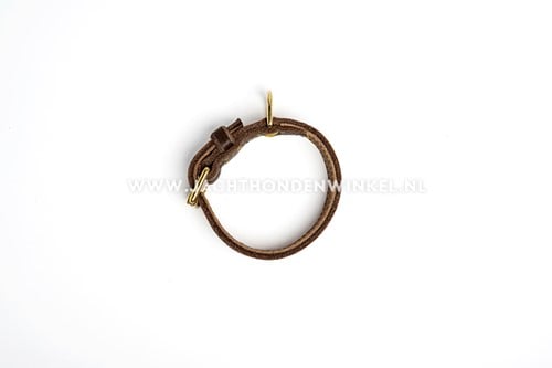 SALE: Handgemaakte leren halsband mini-2