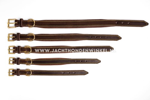 Handgemaakte Leren halsband Beschikbaar in 6 maten-2