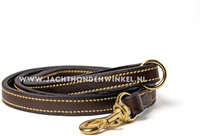 Handgemaakte Leren riem dubbel gestikt 18mm x 135cm-2