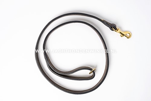 Handgemaakte Leren riem dubbel gestikt 18mm x 135cm-3