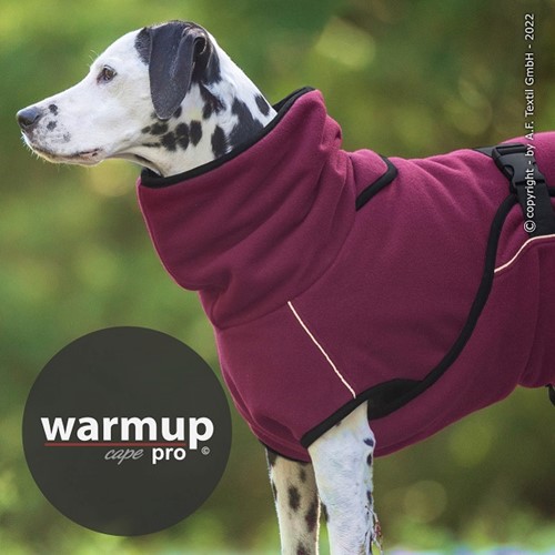 WarmUp Cape PRO Bordeaux & Wine Red - Maat XS