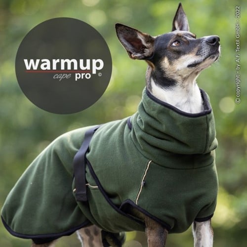 WarmUp Cape PRO Pine Green & Moos- Maat XS