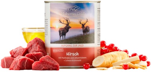 Hubertus Gold Menu: Aufgang zur Jagd Hirsch