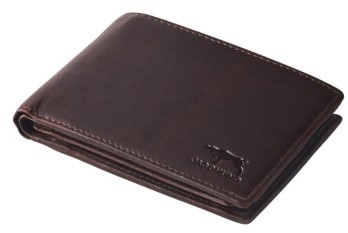 Jagdhund Heren portemonnee "Lennard" - Brown