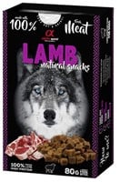 Alpha Spirit Vlees cubes LAM 80 gram-2