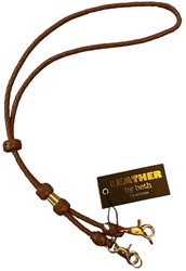 Leather By Beth Lanyard MG Double Cognac