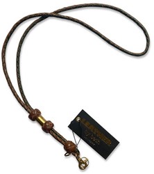 Leather By Beth Lanyard MG Cognac-Darkgreen