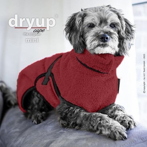 Dryup Cape Mini - BORDEAUX Ruglengte 30 CM