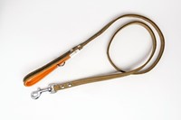 Softleren Onderlegde Riem Hunting Green 14 & 20 mm x130 CM-2