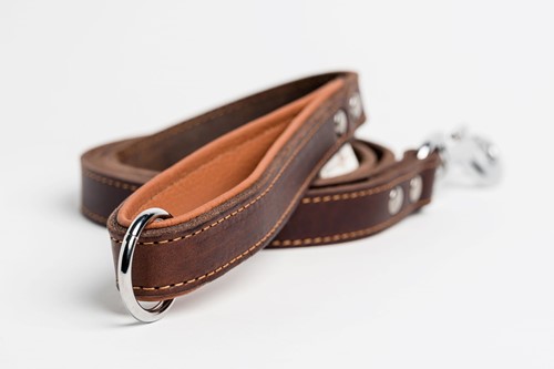 Softleren Riem Coffee & Cinnamon Breed 130 x 20mm