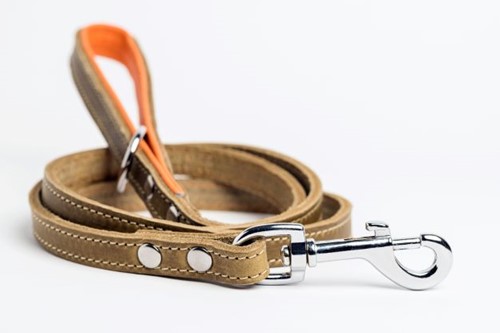Softleren Onderlegde Riem Hunting Green 14 & 20 mm x130 CM-3