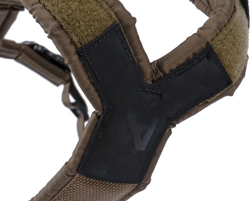 Working Dog Line Harness LONG Olive - Maat 7-2