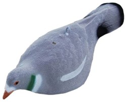 Geflockte duiven lokker Stapelbaar (41 cm) Incl. Pin
