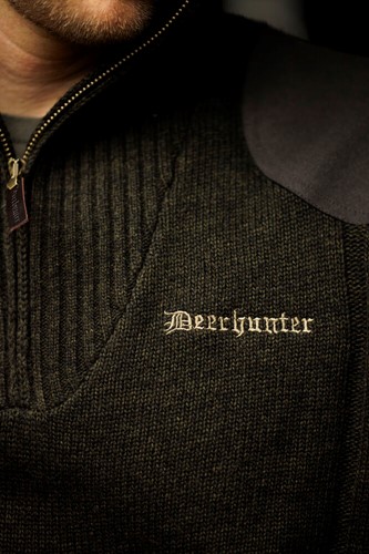 Deerhunter® Finley half Zip Knitted pullover-3