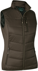 Deerhunter® Lady Heat Padded Waistcoat Wood Brown