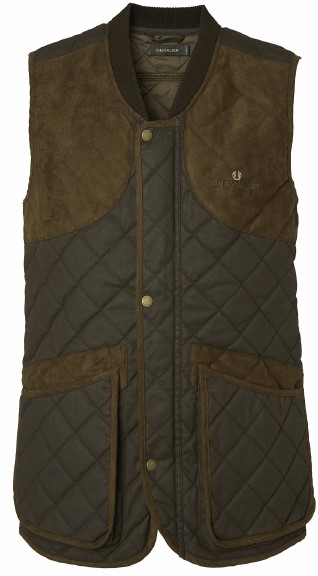 Chevalier® Vintage Shooting Vest Men Leather Brown