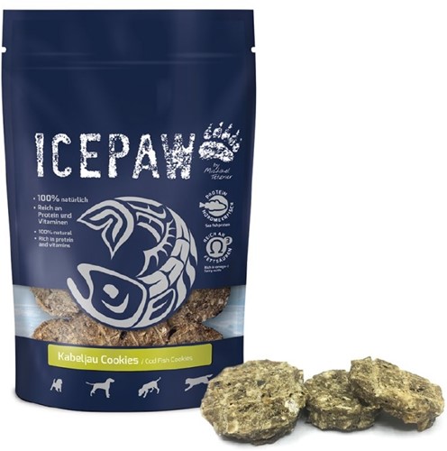 IcePaw Kabeljauw Cookies 100 Gram