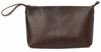 Chevalier® Leather Toilet Bag Leather Brown