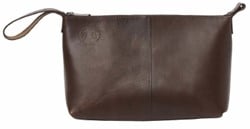 Chevalier® Leather Toilet Bag Leather Brown