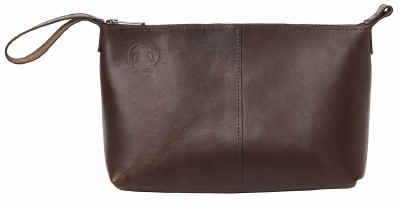 Chevalier® Leather Toilet Bag Leather Brown