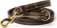 Handgemaakte Leren riem dubbel gestikt 18mm x 135cm