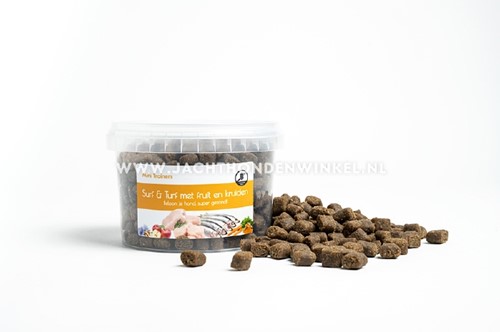 Mini Trainers: Surf & Turf met fruit en kruiden