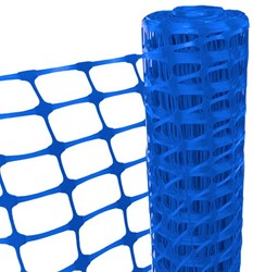 Rol Verplaatsbare omheining Blauw  50 Meter Hoog 1 Meter x Lengte 50 Meter