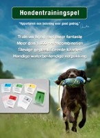 Hondentraining kaartspel met oefeningen