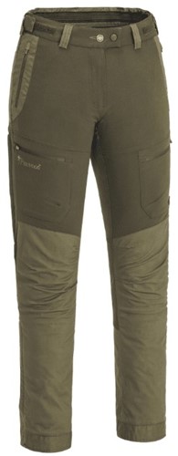 Pinewood Finnveden Hybrid Extreme Trouser Woman Dark Olive / Hunting Olive
