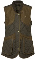 Chevalier® Vintage Shooting Vest Women Leather Brown