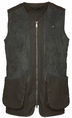 Chevalier® Vintage Dogsport Vest Men Leather Brown