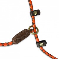 Leather By Beth Retriever Leash Cognac - Orange 150cm x 8mm-2