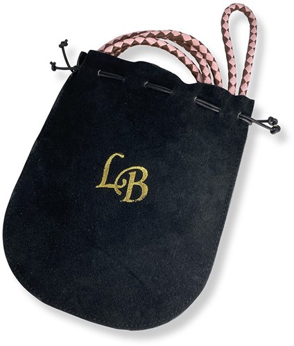 Leather By Beth Retriever Leash Cognac - Pink 150cm x 8mm-3