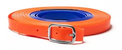 Biothane® zweetlijn 13mm x 10 Meter - Oranje / Blauw