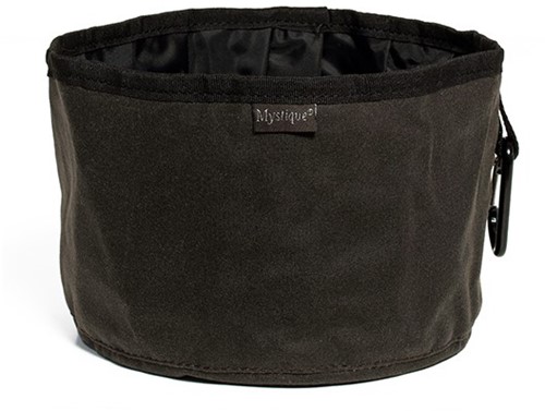 SALE:  Drink & Voer bakje WAX Dark Brown Opvouwbaar
