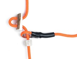 Mystique® Sliplijn 4mm x 130cm Dubbele Stop Div. Kleuren