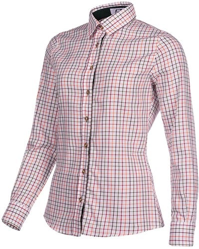 Baleno® Nina Women's Shirt Orange Check - Maat 3XL/46
