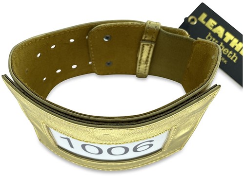 Leather By Beth Startnummer houder GOLD-3