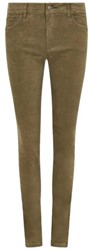 Dubarry® Honeysuckle Dusky Green Fluweelzachte Ribcord stretch