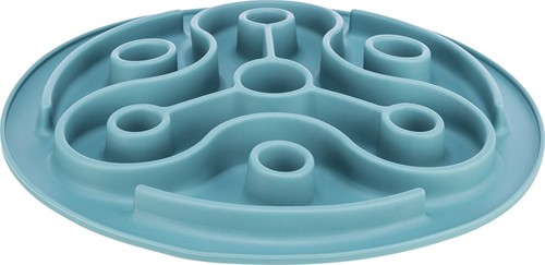 Trixie Slow Feeding voermat Ø 28cm Blauw