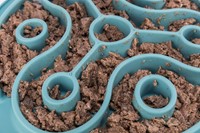 Trixie Slow Feeding voermat Ø 28cm Blauw-3