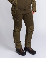 Pinewood Finnveden Hybrid Extreme Trouser Woman Dark Olive / Hunting Olive-2