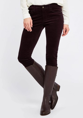 Dubarry® Honeysuckle Ruby Fluweelzachte Ribcord stretch-3