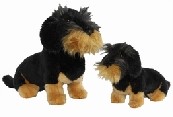 Teckel Knuffel  - Mini: Formaat 23 CM